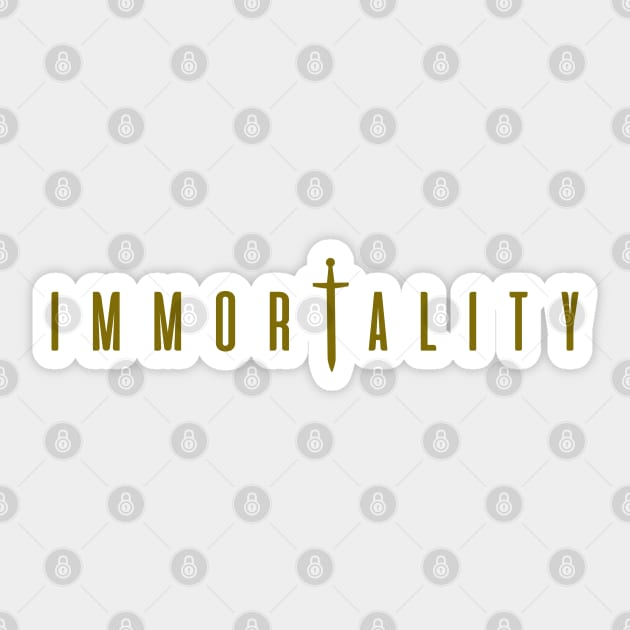 Immortality Sticker by eon.kaus